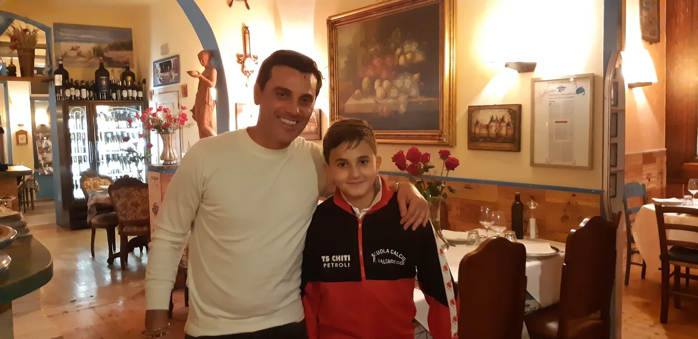 Giovane ospite in sala alla Bettolina